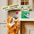 DREAMIES Creamy Przysmak dla kota Kocimięta 4x10g