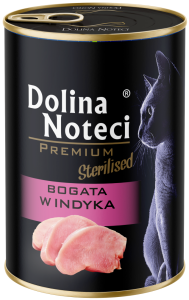Dolina Noteci Kot Premium Sterilised Indyk 400g