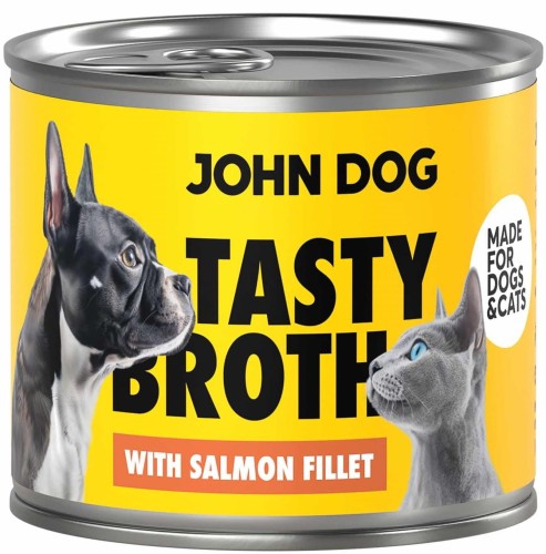 John Dog Tasty Broth Zupa Łosoś 140g