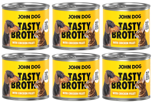 John Dog Tasty Broth Zupa Kurczak 6x140g