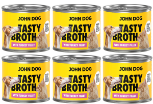 John Dog Tasty Broth Zupa Indyk 6x140g