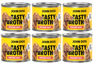 John Dog Tasty Broth Zupa Wołowina 6x140g