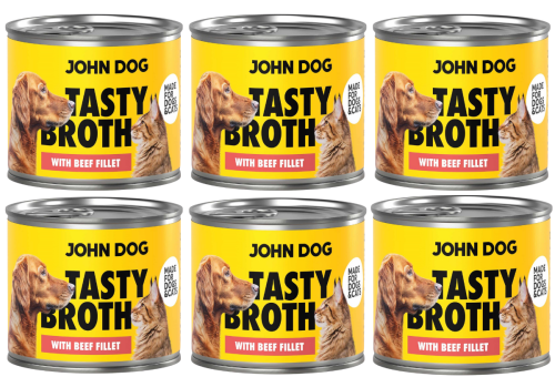 John Dog Tasty Broth Zupa Wołowina 6x140g