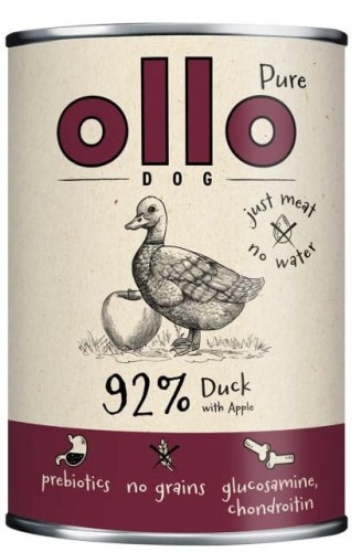 Ollo Pure Kaczka z Jabłkiem 850g