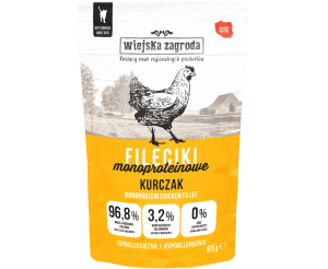 Wiejska Zagroda Kot Mokra Fileciki Kurczak 85g