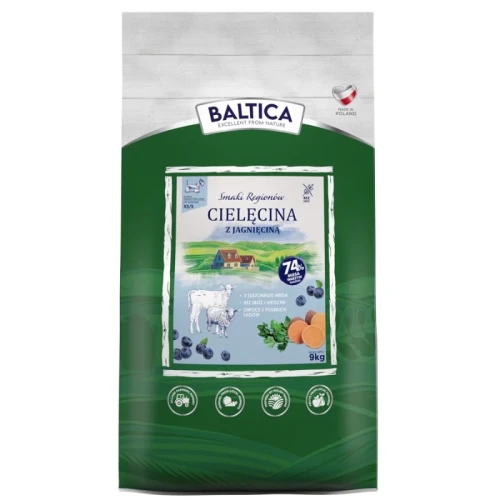 Baltica Cielęcina z jagnięciną XS/S 9kg