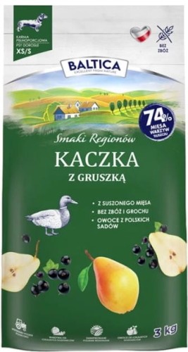 Baltica Kaczka z Gruszką XS/S 3kg