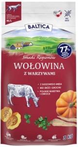 Baltica Wołowina z warzywami M/L 3kg