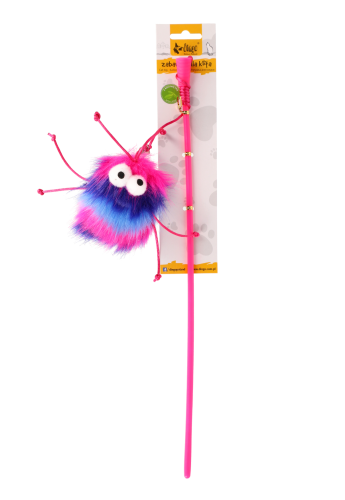 Dingo Zabawka dla kota Wędka Spike Fioletowa