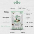 Ollo Air Dried Anti-Stress Duck Strips 80g