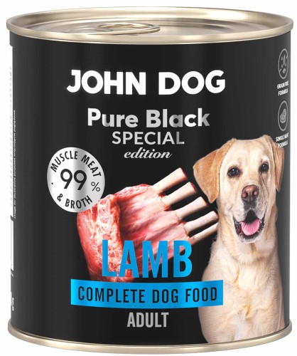 John Dog Pure Black Special Adult Jagnięcina 800g