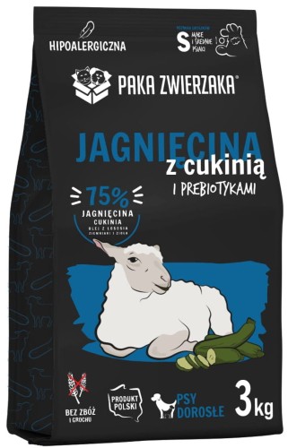 Paka Zwierzaka Sucha 7th Jagnięcina Cukinia 3kg
