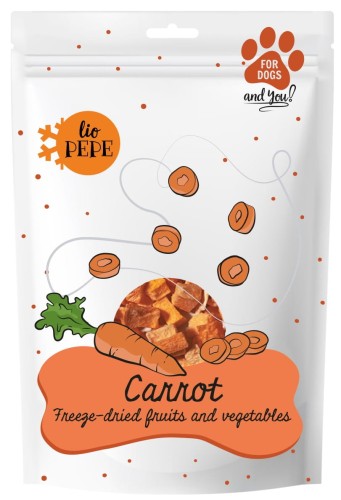Paka Zwierzaka Przysmak Liofilizowany Marchew 25g