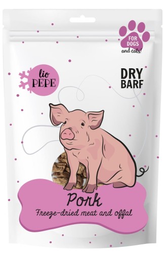 Paka Zwierzaka Przysmak Liofilizowany Pork Hearts 60g