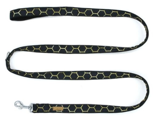 KENDOG Czarne Plastry Miodu Smycz 200cm 2cm