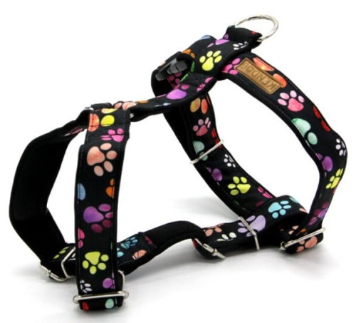 KENDOG Kolorowe Łapki Szelki Guard S 2cm 35-50cm