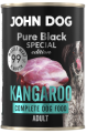 John Dog Pure Black Special Adult Kangur 6x400g