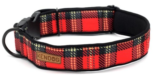 KENDOG Obroża Szkocka Krata S 3cm