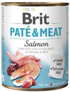 BRIT Pate & Meat Salmon 800g