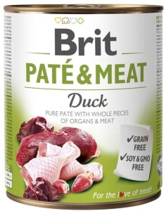 BRIT Pate & Meat Duck 800g