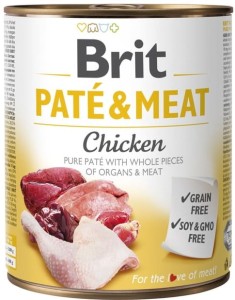 BRIT Pate & Meat Chicken Kurczak 800g