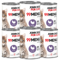 JohnDog ForCat 99 Menu Kitten Indyk 6x400g