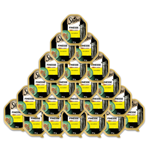 Sheba Tacka Pasztet Finesse Kurczak 22x85g