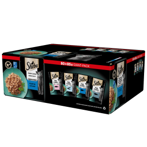 SHEBA Delicacy Smaki Rybne w Galaretce 80x85g