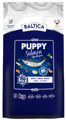 Baltica PUPPY Salmon Hypoallergenic XS/S 9kg