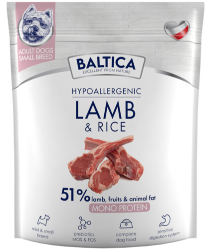 Baltica Monoprotien Adult Lamb Rice S 1kg