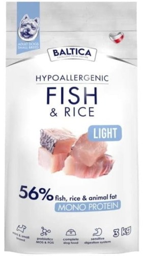 Baltica Adult Light Fish Rice S 3kg