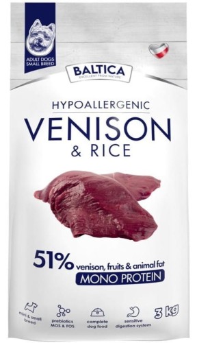 Baltica Adult Venison Rice S 3kg