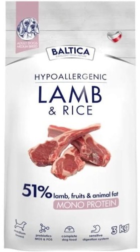 Baltica Monoprotein Adult Lamb Rice M 3kg