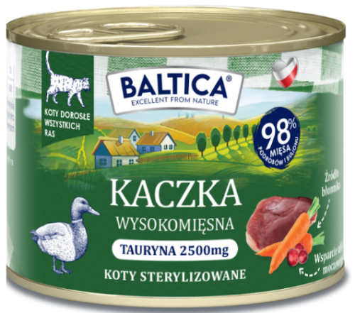 Baltica Kot Mokra Kaczka 185g