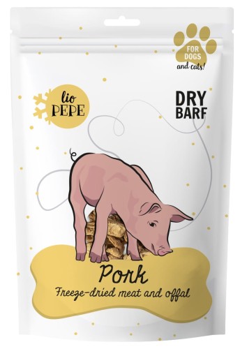 Paka Zwierzaka Przysmak Liofilizowany Pork
