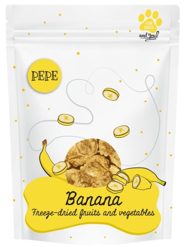 Paka Zwierzaka Przysmak Liofilizowany Banan 30g
