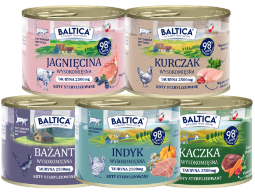 Baltica Kot Mokra Mix 5x185g