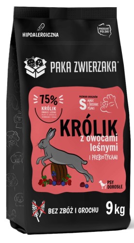 Paka Zwierzaka Sucha 7th Królik Owoce Leśne S 9kg