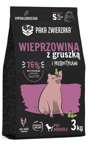 Paka Zwierzaka Sucha 7th MINI Wieprzowina Gruszka 3kg