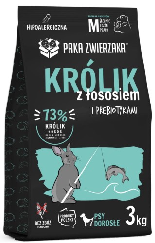 Paka Zwierzaka Sucha 7th Królik Łosoś M 3kg