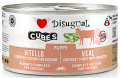 Disugual Mokra Cubes Puppy Cielęcina Indyk 150g