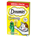DREAMIES Creamy Przysmak dla kota Kocimięta Ser 12x10g