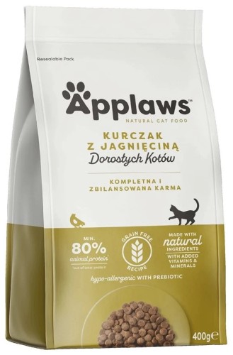 Applaws Cat Dry Adult Chicken Extra Lamb 400g