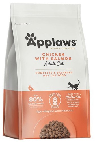 Applaws Cat Dry Adult Chicken Extra Salmon 400g