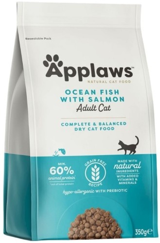 Applaws Cat Dry Adult Ocean Fish with Salmon 350g