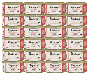 Applaws Cat Tin Adult Chicken Breast Duck 24x70g