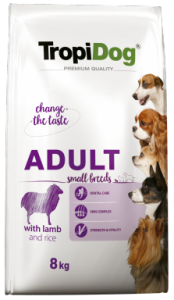 TROPIDOG Premium Adult Small Lamb 8kg