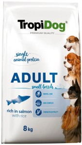 TROPIDOG Premium Adult Small Salmon 8kg