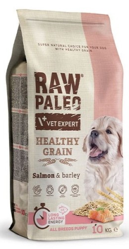 VetExpert Raw Paleo Healthy Grain Salmon Barley Puppy 10kg