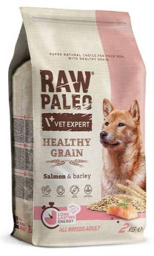 VetExpert Raw Paleo Healthy Grain Salmon Barley Adult 2kg